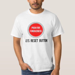 Duw op vergeving t-shirt