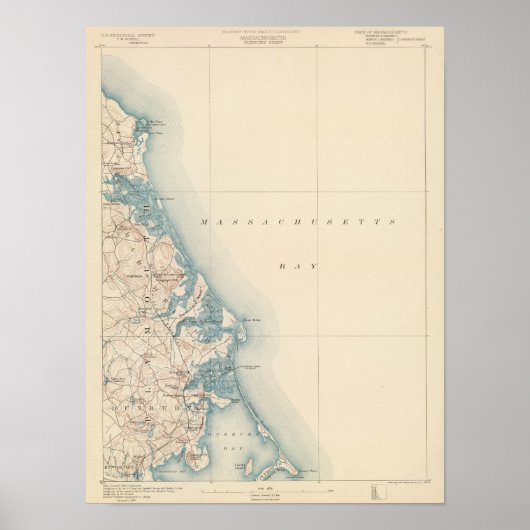 Duxbury, Massachusetts Poster (Voorkant)