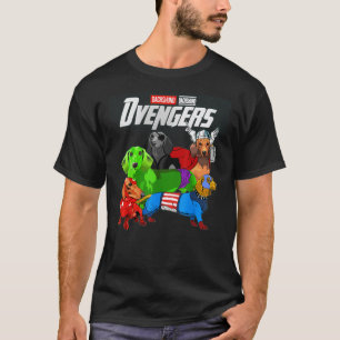 Dvengers t Shirt Funny Dog Dachshund Gift for Men