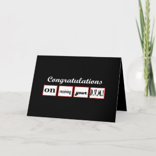DVM-graad - AANGEPASTE NAAM - Gefeliciteerd Kaart