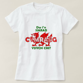 Dw i n siarad Cymraeg crys-T T-shirt