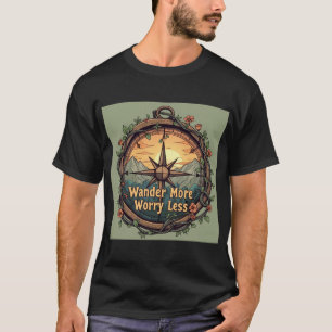 Dwaal meer, maak je minder zorgen T-shirt