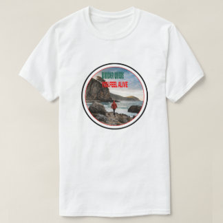 Dwaal waar je je levendig voelt  t-shirt