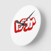 Dwaas BAKA ばか ~ in Japans Manuscript Hiragana Ronde Klok (Hoek)