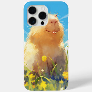 Dwaas Capybara Glimlach iPhone 15 Pro Max Hoesje