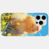 Dwaas Capybara Glimlach Case-Mate iPhone Case (Achterkant (horizontaal))