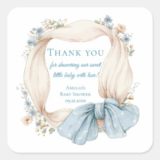 Dwaas Gans Baby Shower Vierkante Sticker