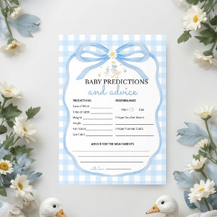 Dwaas Gans Blauw Rut   Baby Voorspellingen & Advie Kaart