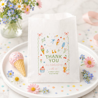 Dwaas Gans Ijs Sociale Baby Shower Favor Zak Bedankzakje