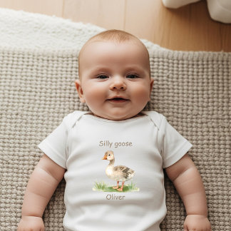 Dwaas Gans Persoonlijk Geschenk Pasgeborene Romper