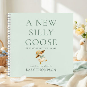 Dwaas Gans Salie Baby Shower Gastboek Notitieboek
