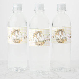 Dwaas Gansje Citroen Waterverf Baby Shower Waterfles Etiket