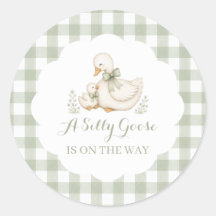 Dwaas Gansje Vintage Madeliefje Baby Shower