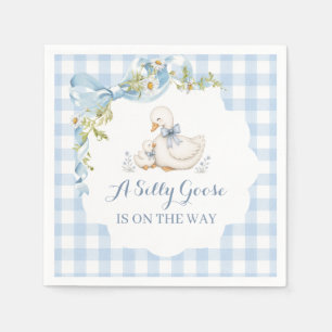 Dwaas Gansje Vintage Madeliefje Baby Shower Servet