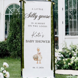 Dwaas Ganz Baby Shower Spandoek, Persoonlijke Gans Spandoek