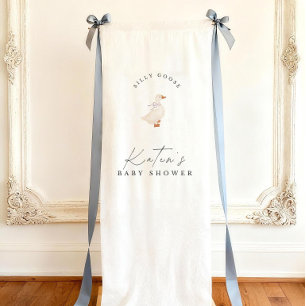 Dwaas Ganz Baby Shower Welkomstbord   Linnen Banne Spandoek