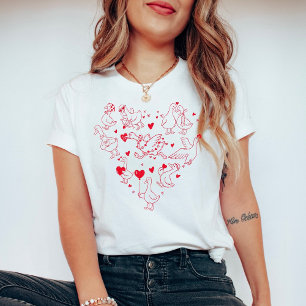 Dwaas Ganz Hart voor Valentijnsdag Grappige Liev T-shirt