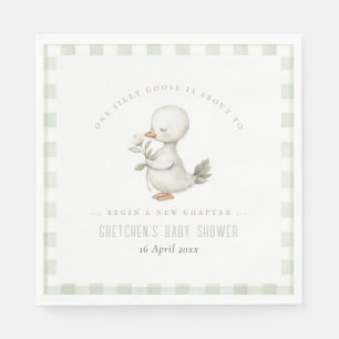 Dwaas Ganz Nieuw Hoofdstuk Lente Baby Shower Servet
