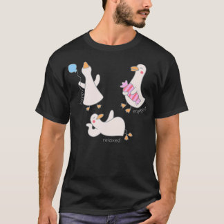 Dwaas Ganzen Aba Filosofie Gelukkig Ontspannen Bet T-shirt