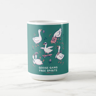 Dwaas Ganzen Bende Grappige Gans Shirt Koffiemok