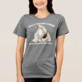 Dwaas Ganzen Bruid Trouwfeest Jonggezellenfeest Tri-Blend Shirt (Voorkant)