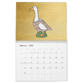 Dwaas Ganzen (Fotoversie) Kalender (Feb 2027)