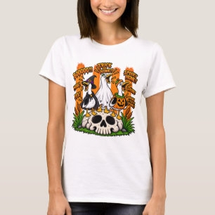 Dwaas Ganzen Halloween Trick Or Honk T‑Shirt T-shirt