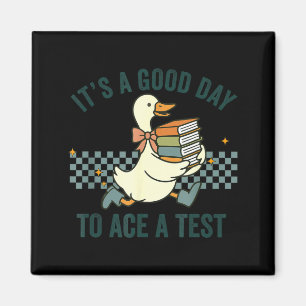 Dwaas Ganzen Het Is Een Goede Dag Om Een Toets Te Magneet