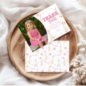 Dwaas Ganzen Verjaardag Bedankt Kaart Meisje Roze