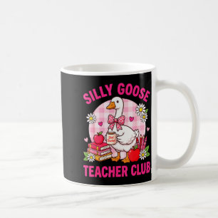Dwaas Ganzendocentclub Valentijnshart Roze Strik Koffiemok
