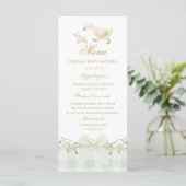 Dwaas Ganzengroen Gingham Menu (Staand voorkant)