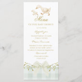 Dwaas Ganzengroen Gingham Menu (Voorkant)