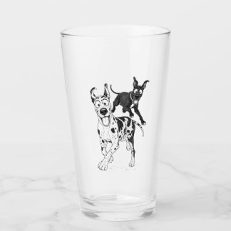 Dwaas grote Danese glas