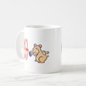 dwaas hamsterrad smeren koffiemok (Voorkant links)