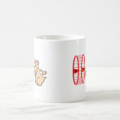 dwaas hamsterrad smeren koffiemok (Center)