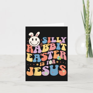 Dwaas Konijn Pasen Is Voor Jezus Schattig Konijn C Kaart