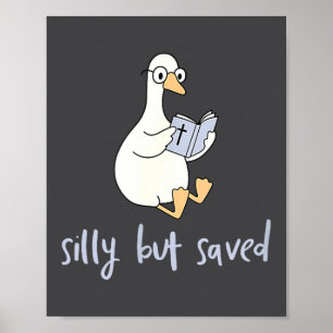 Dwaas maar gered, Gans leest Heilige Bijbel, Schat Poster