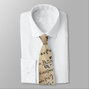 Dwaas Nerd Wiskundige Vergelijkingen Wiskundeleraa Stropdas