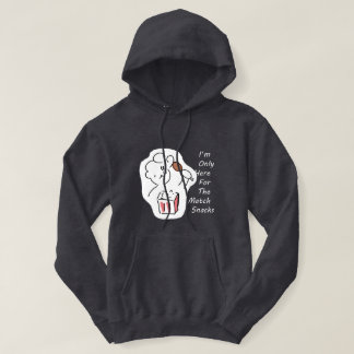 Dwaas Voetbal Fan Sweater - Ik Ben Alleen Hier Voo