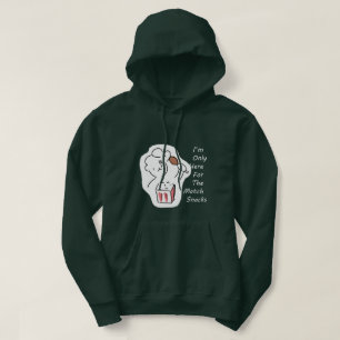 Dwaas Voetbal Fan Sweater - Ik Ben Alleen Hier Voo