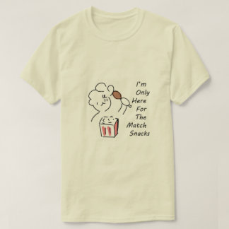 Dwaas Voetbal Fan Sweater - Ik ben hier alleen voo T-shirt