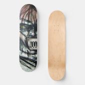 Dwaas Waanzinnige Dwangbuis van Waanzin Skateboard (Voorkant)