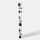Dwaas Zwart Kat Case-Mate iPhone Case (Achterkant / Links)
