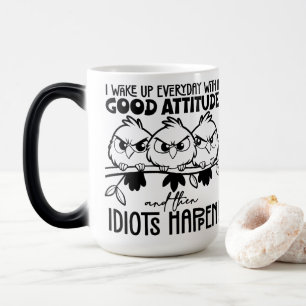 Dwaasheden Gebeuren Funny Bird Citaat Cadeaus  Magische Mok