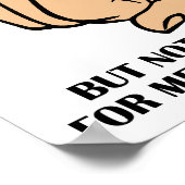 Dwaasheid Aanwijzen Grappige Poster (Hoek)