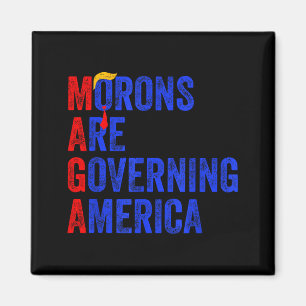 Dwaasheid regeert Amerika Grappig Trump 2024 _3  Magneet