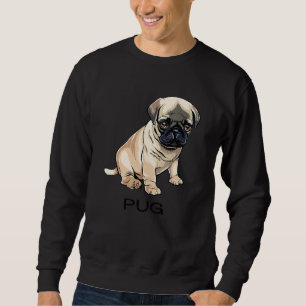Dwaasheid van de Pug Hond Trui