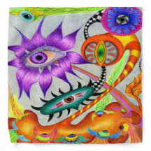 Dwainizms "Botanische visie" Colorful Bandana