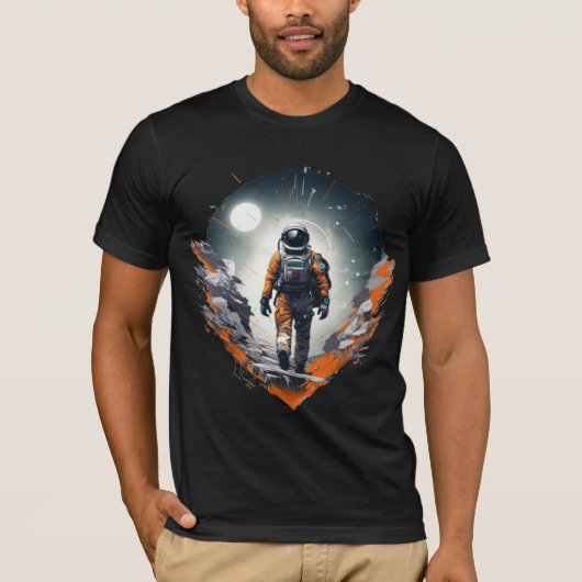 dwalende astronaut t-shirt (Voorkant)