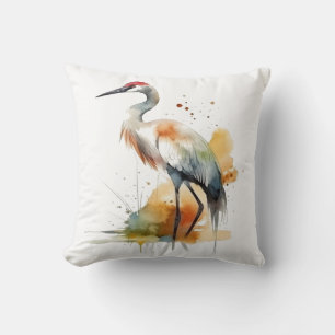 Dwalende Kraanvogel Kussen